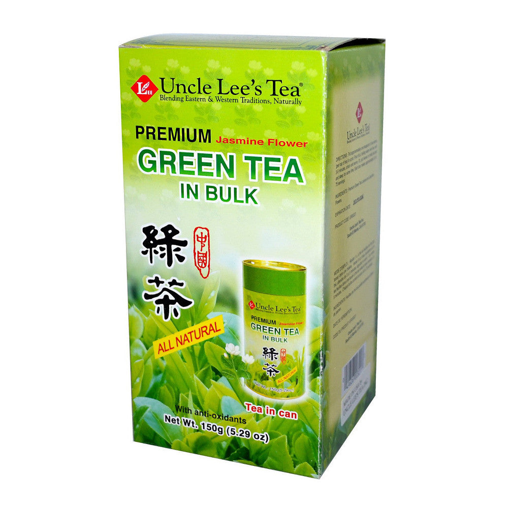 Uncle Lees Tea Premium Gunpowder Green Tea In Bulk, 5.29 Oz